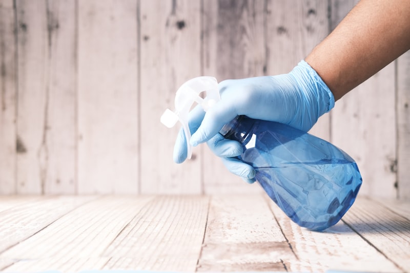 Kitchen cockroach gel application treatment