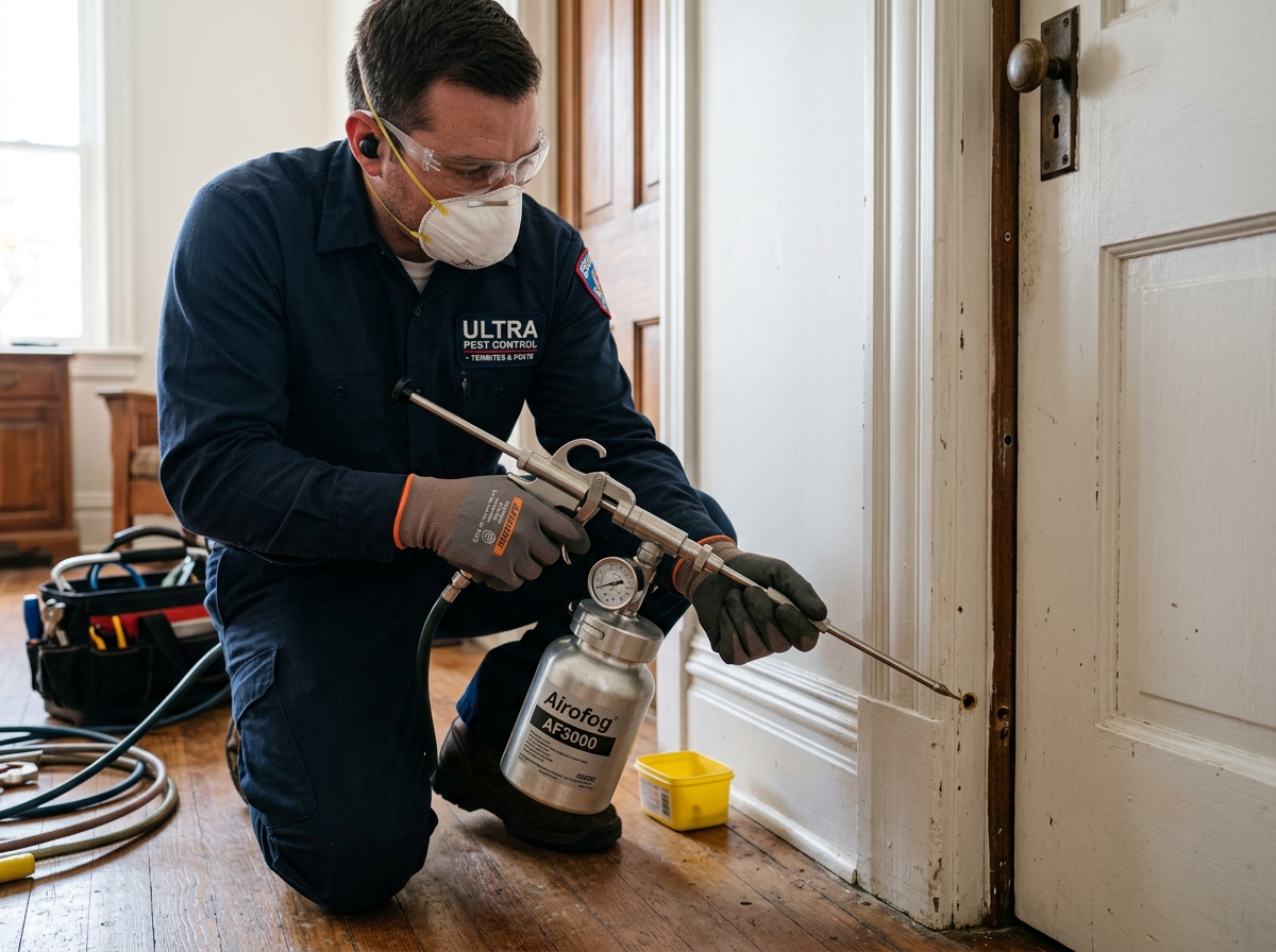 Termite deemak control injection treatment